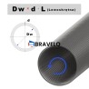 Sprężyna śrutowana - lakierowana 152 mm x 8,0 mm -  Lewoskrętna