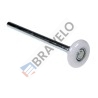 Rolka nylonowa 2", średnica osi 11mm, Długość 186mm