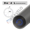 Sprężyna śrutowana - lakierowana 152 mm x 10,0 mm -  Lewoskrętna