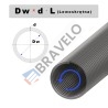 Sprężyna śrutowana - lakierowana 95 mm x 9,0 mm -  Lewoskrętna