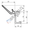Uszczelka boczna typ B, PVC