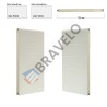 Panel Novoferm, Promstahl, Alpha Deuren TYP ISO40, TH40, Micro 732 mm,  RAL 9002/9002