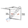 Okucie boczne 600mm - prawe typu Crawford 542