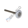 Rolka nylonowa 2", średnica osi 11mm, długość 119mm, stal nierdzewna