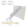 Panel typu Hormann 625 ral 9002/9002